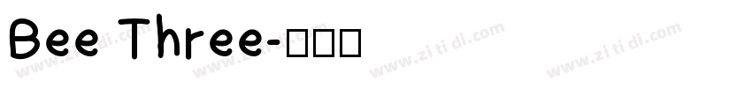 Bee Three字体转换